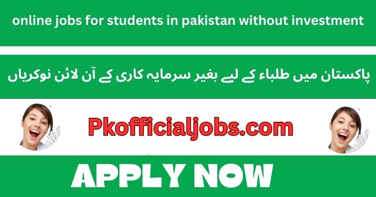 online assignment jobs for students in pakistan without investment